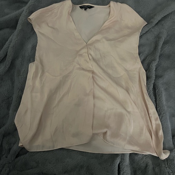 Rachel Roy collection Light Pink V-Neck Sleeveless top size XXL - Picture 1 of 4